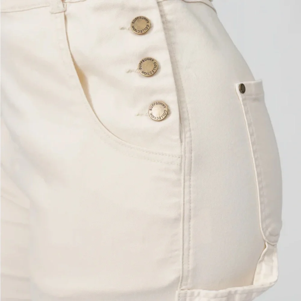 NWOT Buffbunny Over it Alls - Ivory - XS Short - Picture 6 of 12